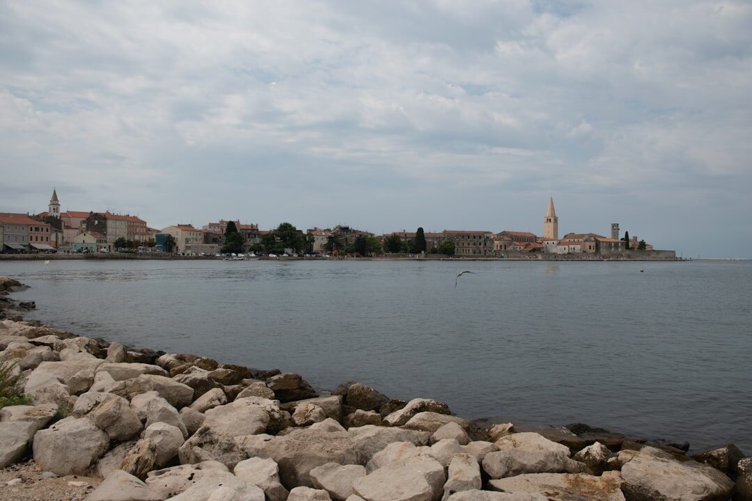 Charming coastal old town in Istria Croatia