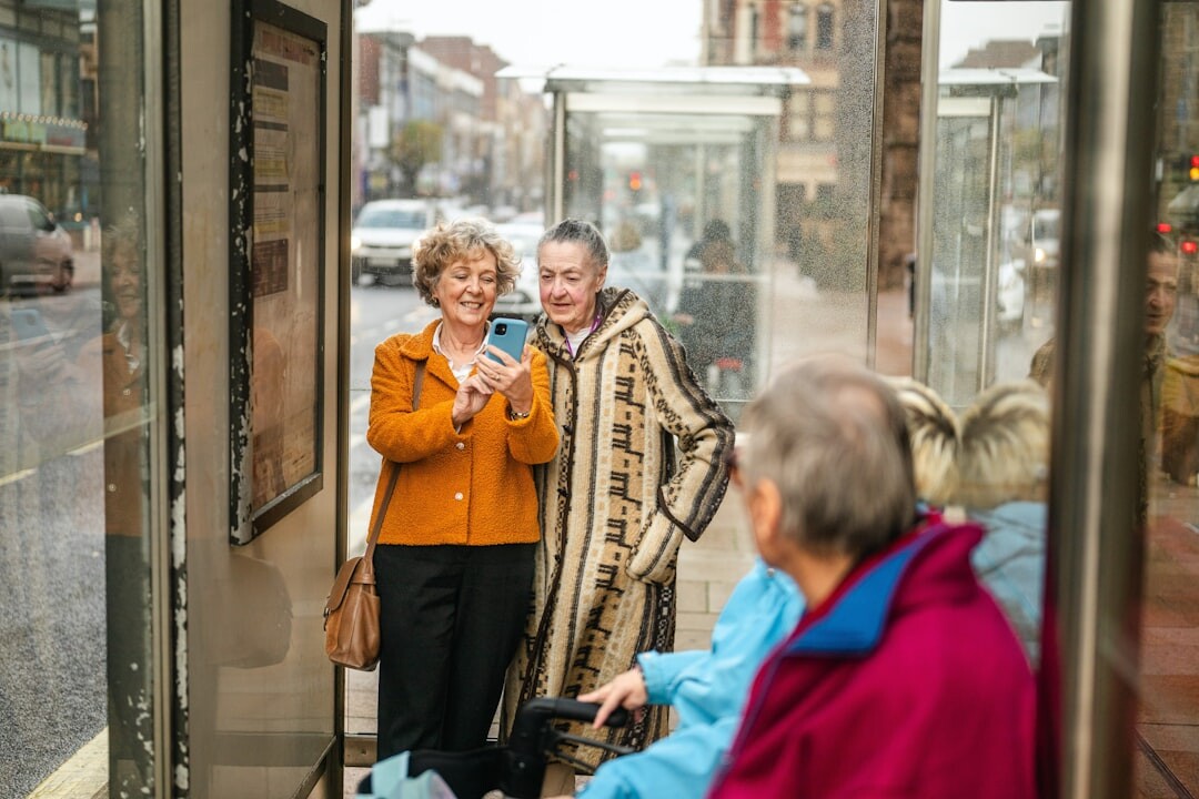 Senior couple shopping and receiving a discount at a store