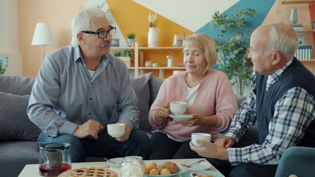 seniors sharing stories